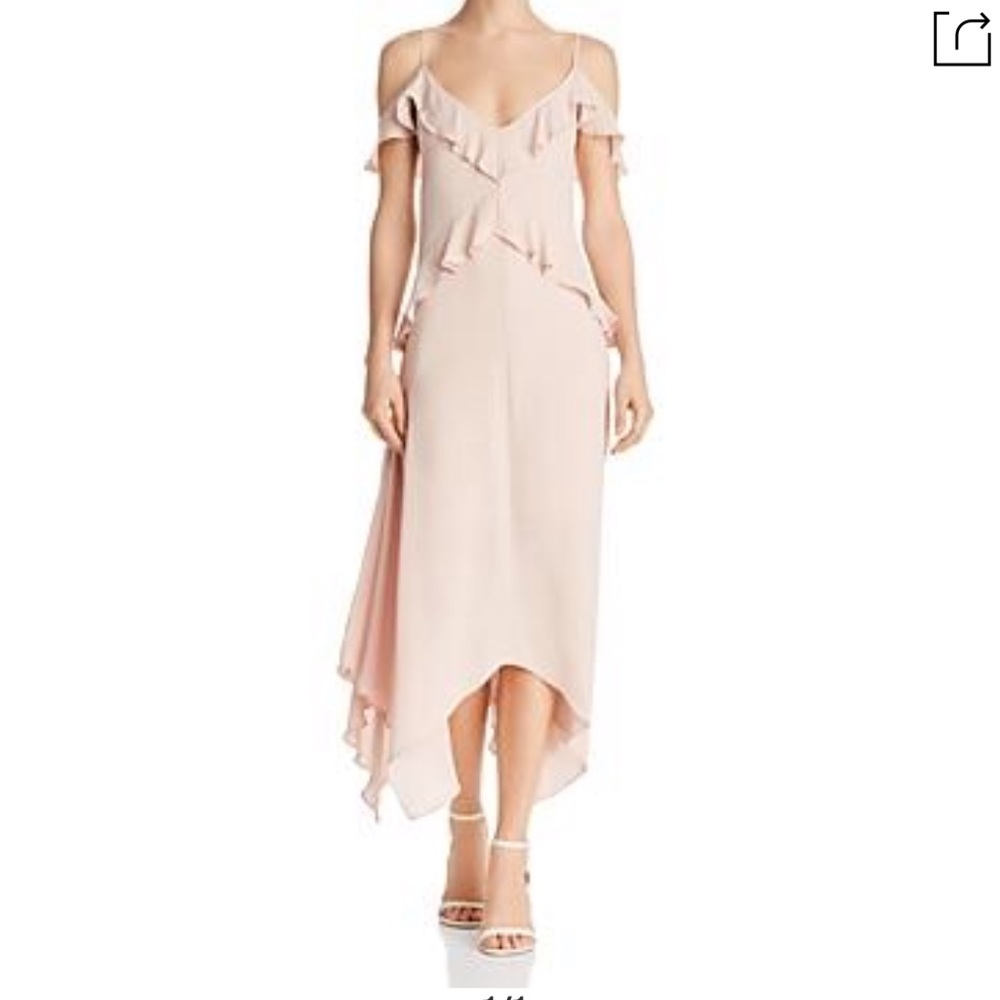 BCBG LISSA DRESS IN BARE PINK